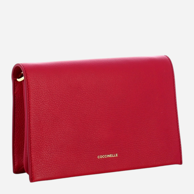 Сумка клатч жіноча з натуральної шкіри Coccinelle Dandymini E5S00550201-R16 Червона (800070338263) - зображення 3