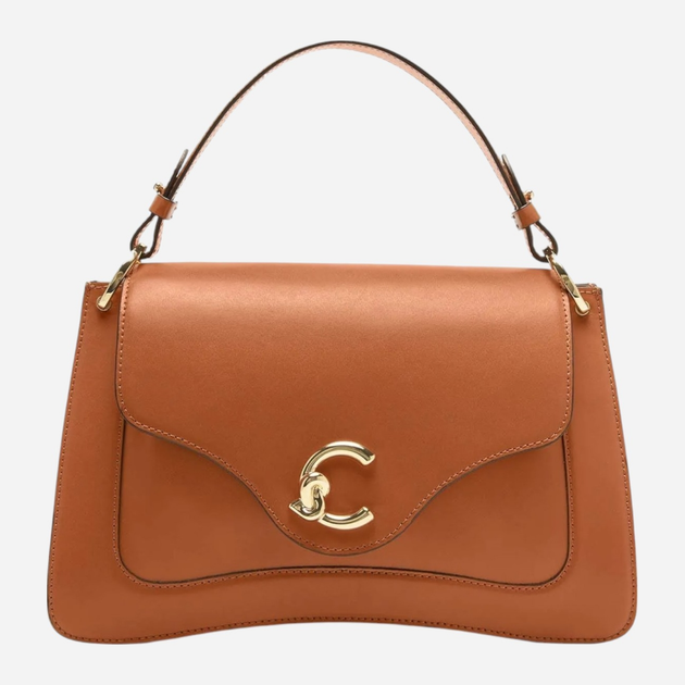 Сумка жіноча з натуральної шкіри середня Coccinelle C-Me Calf E1SSK180101-W12 Коричнева (800070338305) - зображення 1