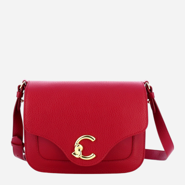 Torebka crossbody damska skórzana Coccinelle C-Me E1SSL150101-R16 Czerwona (800070338289) - obraz 1