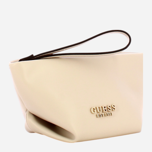Косметичка жіноча Guess Eco Evaine TWEV9535005-STO Бежева (800070334926) - зображення 3
