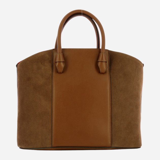 Torba shopper damska skórzana Furla Miastella L WB00333BX04280637S1007 Brązowa (800070306875) - obraz 2