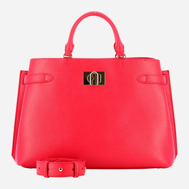Сумка шопер жіноча з натуральної шкіри Furla 1927 L WB00551ARE0001265S1007 Червона (800070306866) - зображення 4