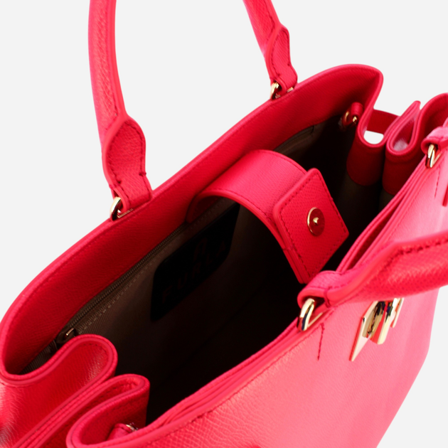 Сумка шопер жіноча з натуральної шкіри Furla 1927 L WB00551ARE0001265S1007 Червона (800070306866) - зображення 5