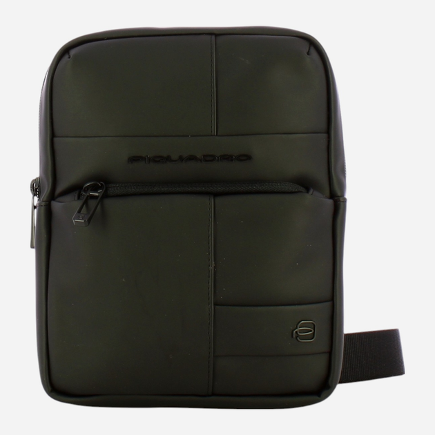 Torba listonoszka męska mała Piquadro CA3084W129W/N Czarna (800070332028) - obraz 1