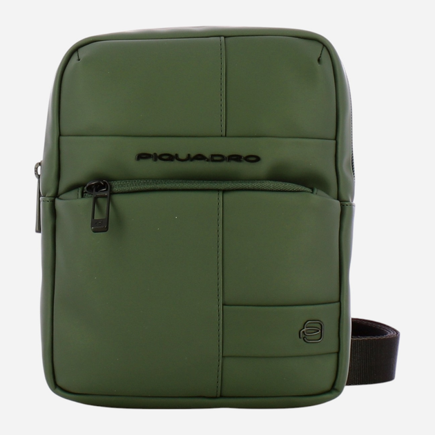 Сумка планшет чоловіча маленька Piquadro CA3084W129W/VE Зелена (800070332029) - зображення 1