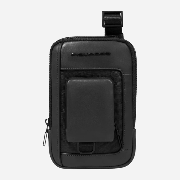 Сумка планшет чоловіча маленька Piquadro AC6546W131R/N Чорна (800070326328) - зображення 1