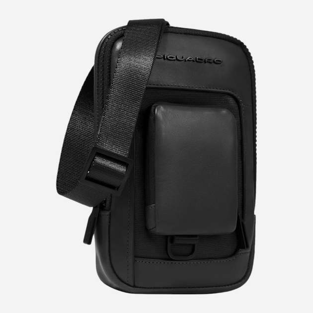 Сумка планшет чоловіча маленька Piquadro AC6546W131R/N Чорна (800070326328) - зображення 3