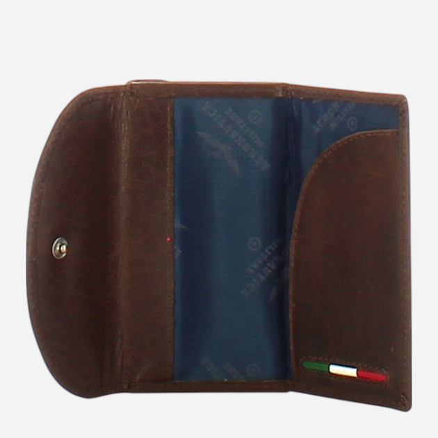 Etui na klucze skórzane Aeronautica Militare Bustina AM176-MO Brązowe (800070241491) - obraz 4