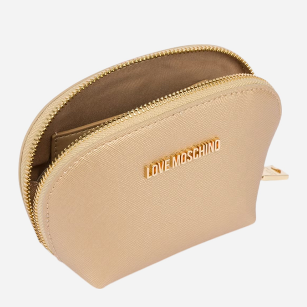 Косметичка жіноча Love Moschino Bustina JC5352PP4IK2390A Золотиста (800070317988) - зображення 3