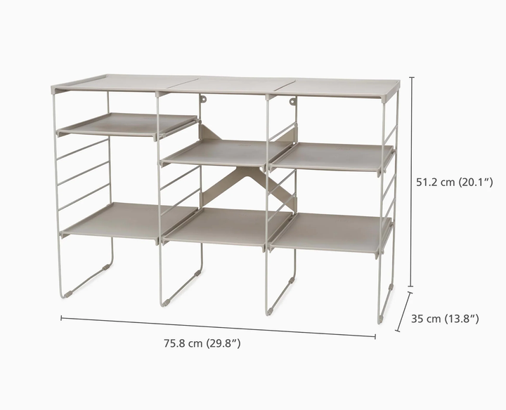 Стійка для взуття (12 пар) Joseph Joseph Level Plus Adjustable Shoe Rack - Triple 55009 - зображення 7