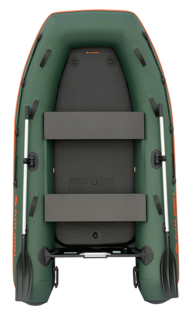 Надувная лодка Kolibri KM-270XL зеленая + Air-Deck - изображение 3