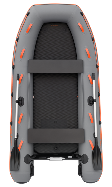 Надувний човен Kolibri KM-330XL темно-сірий + Air-Deck - зображення 3