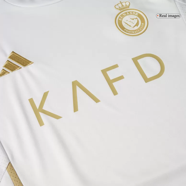 Дитяча футбольна форма Adidas Ronaldo (Роналдо) Al-Nasr (Аль-Наср) 2025, розмір 28 (зріст 150–160 см), біла - изображение 10