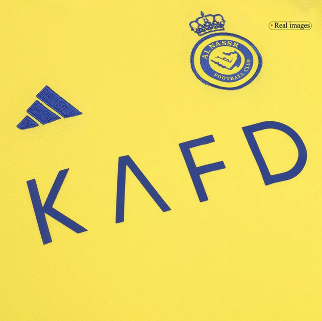 Дитяча футбольна форма Adidas Ronaldo (Роналдо) Al-Nasr (Аль-Наср) 2025, розмір 20 (зріст 115–125 см), жовта - изображение 6