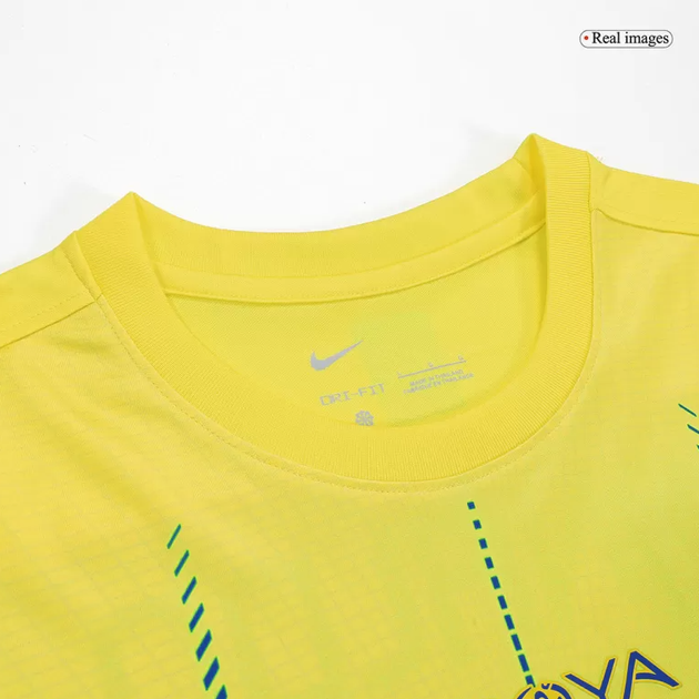 Дитяча футбольна форма Nike Ronaldo (Роналдо) Al-Nasr (Аль-Наср) 23/24, розмір 24 (зріст 130–140 см), жовта - изображение 9