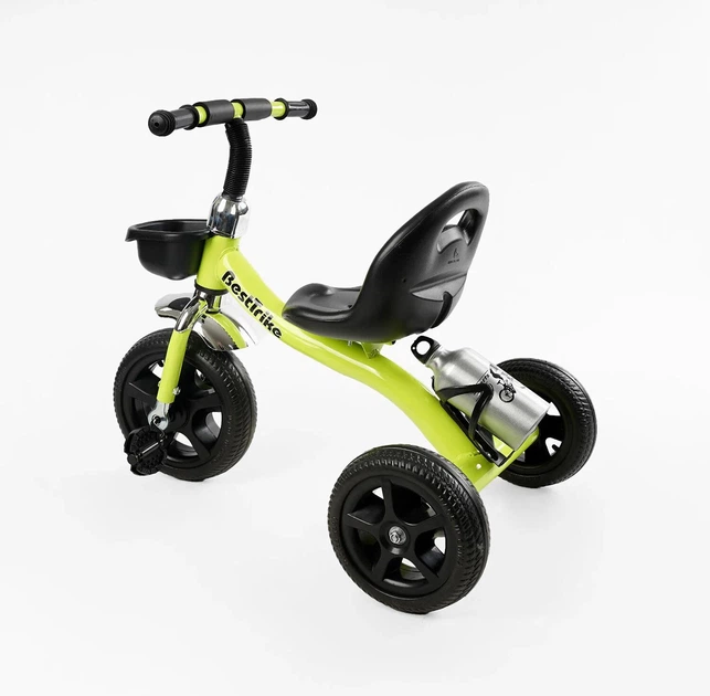 Велосипед 3-х колісний BS-11823 "Best Trike" (1) сталева рама, колеса EVA, переднє d=10’’, заднє d=8’’, кошик, бутилочка, в коробці - зображення 3