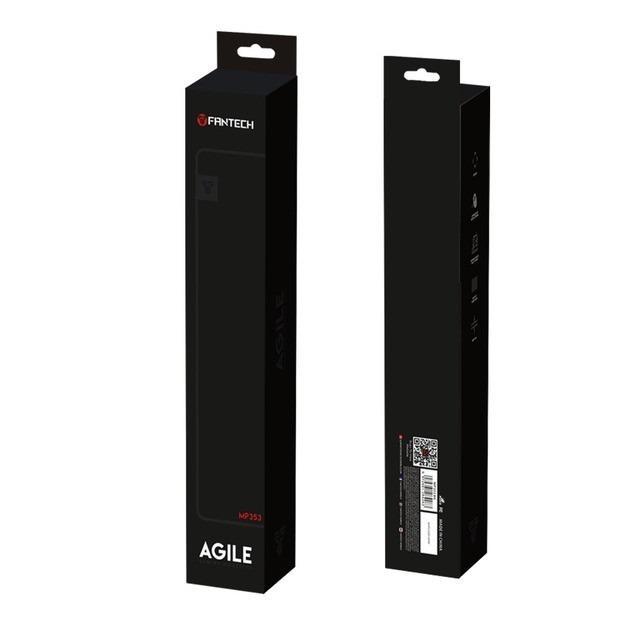 Велика ігрова поверхня для миші Fantech Agile MP353 300*300*4mm, Чорний (VS7007082) - изображение 2