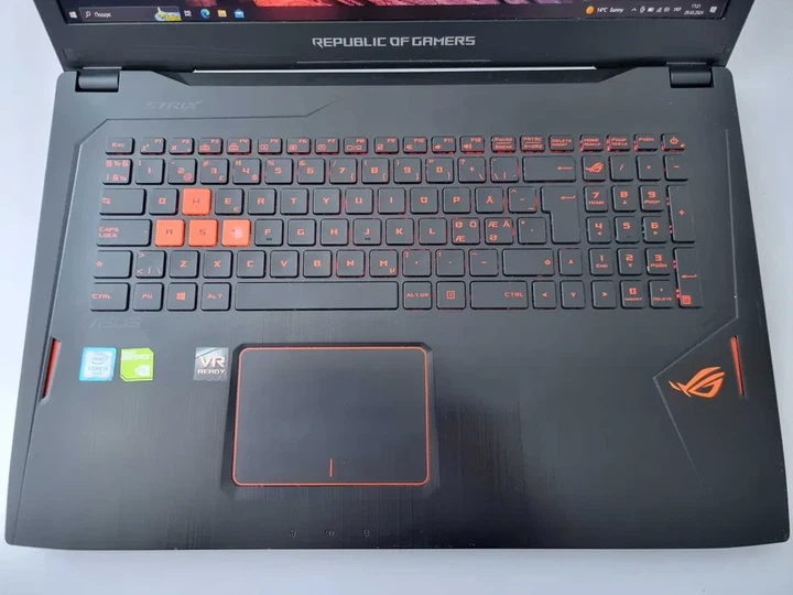 Ноутбук Asus ROG Strix GL702VM i5 6300H/GTX 1060/RAM 16GB/SSD 128+1TB Б\В - зображення 5