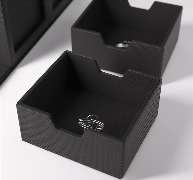 Premium pudełko Gamegenic Star Wars Unlimited na 2 talie do gry Black (4251715413838) - obraz 5