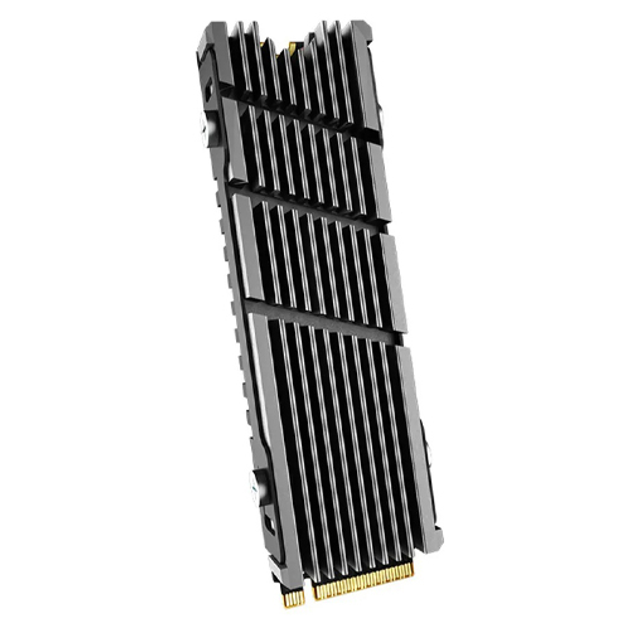 Радиатор для охлаждения SSD Jeyi iCold-2 M.2 2280 и термопрокладки алюминий Black (725472) - изображение 1