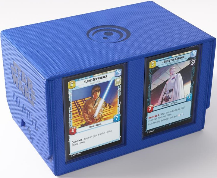 Premium pudełko Gamegenic Star Wars Unlimited na 2 talie do gry Blue (4251715413845) - obraz 8