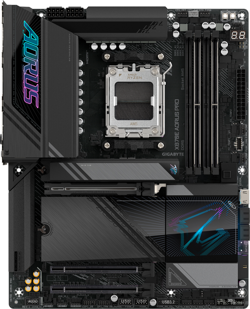 Płyta główna Gigabyte X870E AORUS PRO (sAM5, AMD X870E, PCI-Ex16) - obraz 1