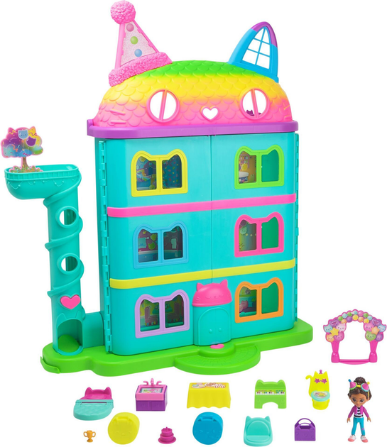 Ігровий набір Spin Master Gabby's Dollhouse Purrfect Dollhouse Rainbow (0681147027183) (955555908642646) - Уцінка - зображення 4
