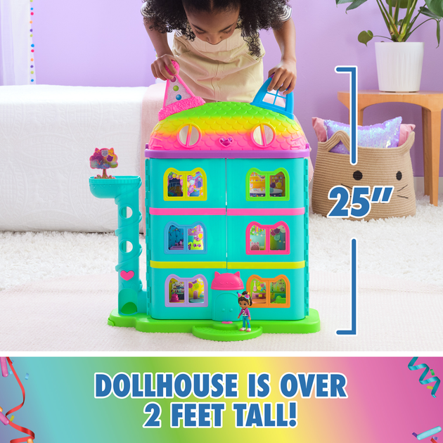 Ігровий набір Spin Master Gabby's Dollhouse Purrfect Dollhouse Rainbow (0681147027183) (955555908642646) - Уцінка - зображення 10