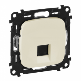 Legrand Лицьова панель розетки RJ11 / RJ45 Слонова кістка Valena Allure 755416 - Фото 1 Legrand Лицьова панель розетки RJ11 / RJ45 Слонова кістка Valena Allure 755416 - зображення 1