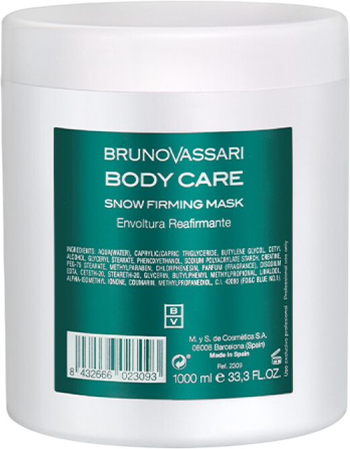 Maska do ciała Bruno Vassari Body Care 1000 ml (8432666023093) - obraz 1