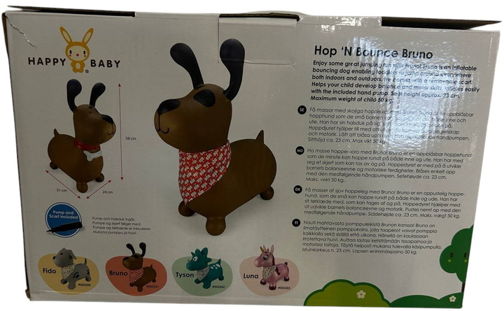 Стрибунець Happy Baby Hop N Bounce Bruno (5713428019183) (955555908642703) - Уцінка - зображення 3