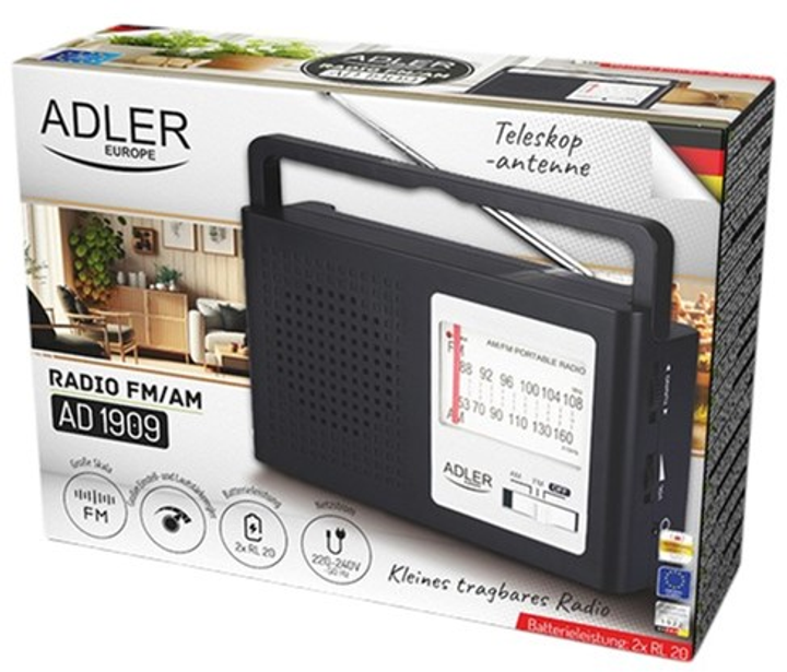 Odbiornik radiowy Adler Radio AD 1911 IPX 54 (5905575906342) - obraz 6