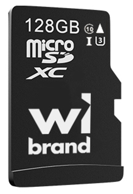 Карта памяті Wibrand microSDXC 128GB Class 10 UHS-I (U3) 280439 - изображение 1