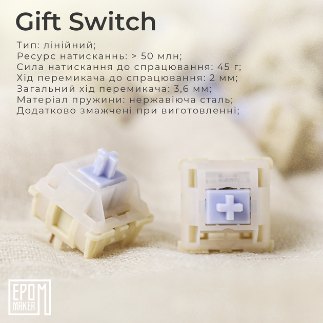 Клавіатура Epomaker Ajazz AK820 Pro Gift Switch підсвітка, чорна 299399 - зображення 9
