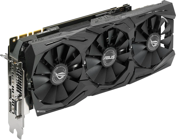 ASUS ROG STRIX GTX1080Ti グラフィックボート Видеокарта Asus PCI-Ex GeForce GTX 1080 Ti ROG Strix 11GB