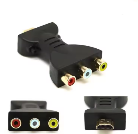 Переходник адаптер HDMI к 3RCA AV TV аудио и видеопередаче - изображение 2