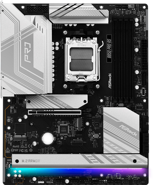 Материнська плата ASRock B850 PRO RS (sAM5, AMD B850, PCI-Ex16) - зображення 1