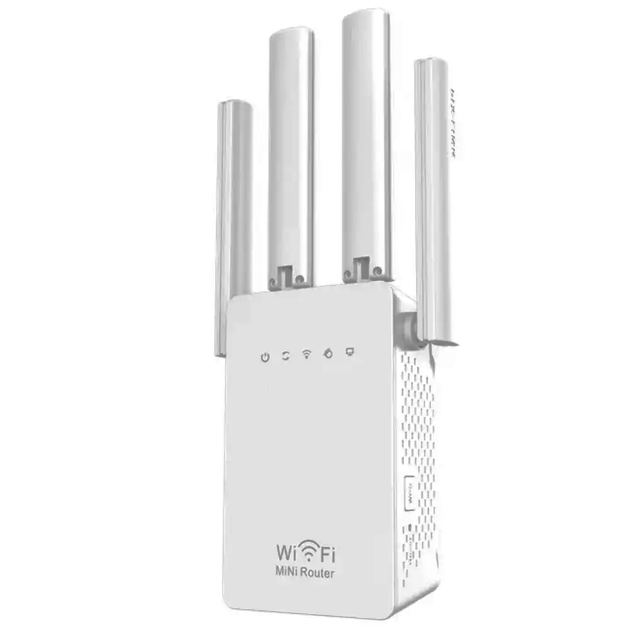Підсилювач вайфаю WiFi, 300 Mbps, 4 антени / Ретранслятор / Репітер PIX-LINK LV WR02w (L) - изображение 1