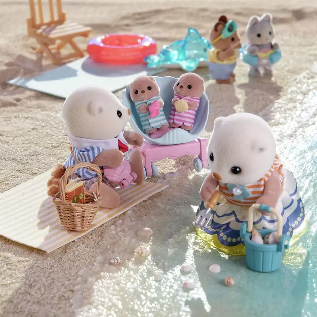 Zestaw Sylvanian Families Sea Otter Family (SLV5803) - obraz 5