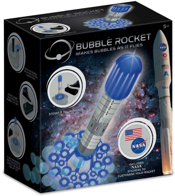 Zestaw zabawek RMS NASA Bubble Rocket (5015934789261) - obraz 1