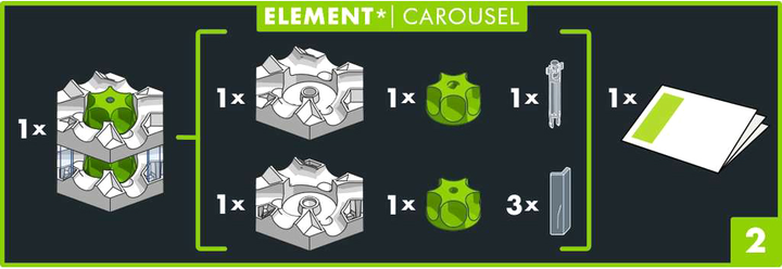 Іграшковий набір Ravensburger Gravitrax Pro Element Carousel (4005556224364) - зображення 6