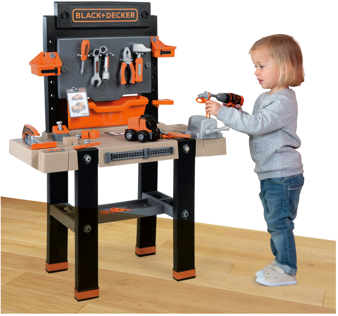 Zestaw zabawek Smoby Black & Decker Warsztat Bricolo Ultimate (3032163607304) - obraz 6