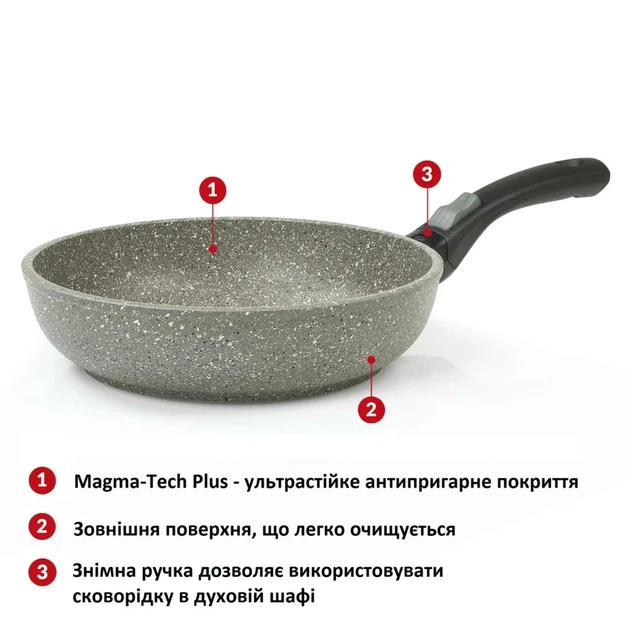 Сковорода Flonal Monolite 24 см (MOIPB2490) - зображення 6