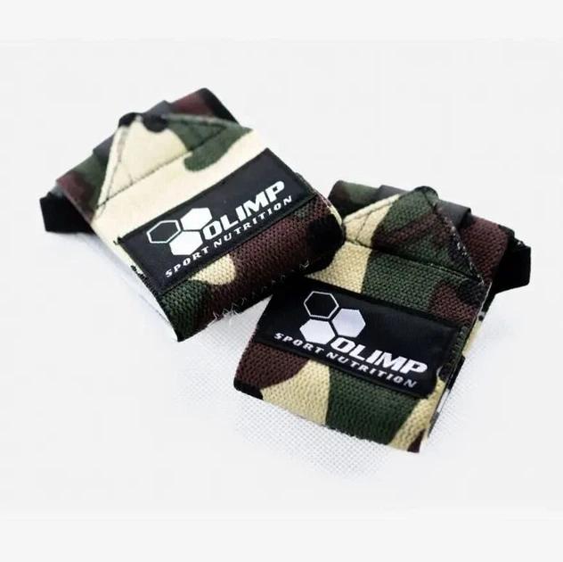 Кистовые бинты Olimp Sport Nutrition Profi Wrist Wrap, Camo - Фото 2 Кистовые бинты Olimp Sport Nutrition Profi Wrist Wrap, Camo - изображение 2