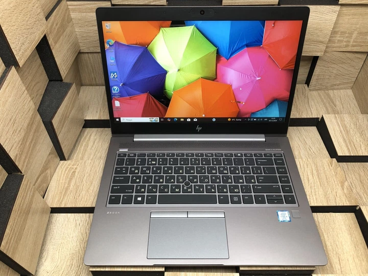 Мобильная рабочая станция Б-класс HP ZBook 14 G5 / 14" (1920x1080) IPS / Intel Core i5-8350U (4 (8) ядра по 1.7 - 3.6 GHz) / 8 GB DDR4 / 256 GB SSD / Intel UHD Graphics 620 / WebCam б/у - изображение 2
