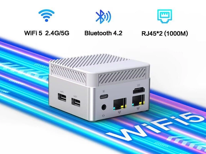 Неттоп Mllse Mini PC G6 (ANB01) USFF / Intel N95 (4 ядра по 3.4 GHz) / 8 GB DDR5 / 256 GB SSD / Intel UHD Graphics / Windows 11 Pro + Блок питания, кабель HDMI - изображение 19