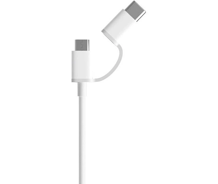 Кабель подвійний Xiaomi Mi cable 2 in 1 Micro USB + Type-C SJV4082TY - зображення 4