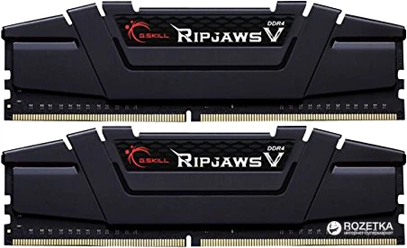 Оперативна пам'ять G.Skill DDR4-3200 16384MB PC4-25600 (Kit of 2x8192) Ripjaws V (F4-3200C16D-16GVKB) - Фото 1 Оперативна пам'ять G.Skill DDR4-3200 16384MB PC4-25600 (Kit of 2x8192) Ripjaws V (F4-3200C16D-16GVKB) - зображення 1