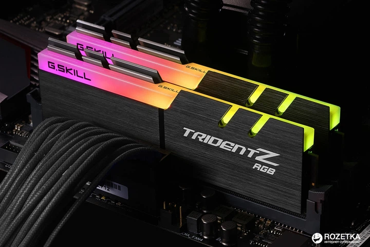 RAM G.Skill DDR4-3200 16384MB PC4-25600 (zestaw 2x8192) Trident Z RGB (F4-3200C16D-16GTZR) - obraz 4