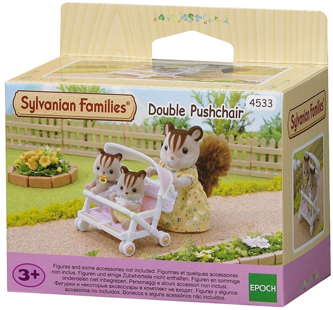 Zestaw Sylvanian Families Podwójny wózek spacerowy (SLV4533) - obraz 1